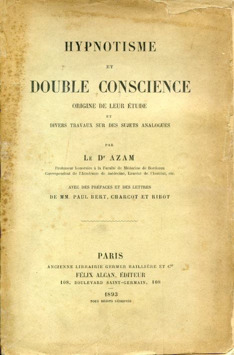 Hypnotisme et double conscience. Origine de leur étude et divers …