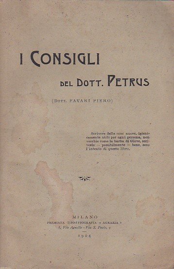 I Consigli del Dott. Petrus (Dott. Favari Piero)