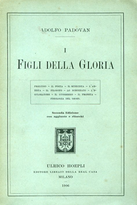 I Figli della Gloria. Preludio - Il Poeta - Il …