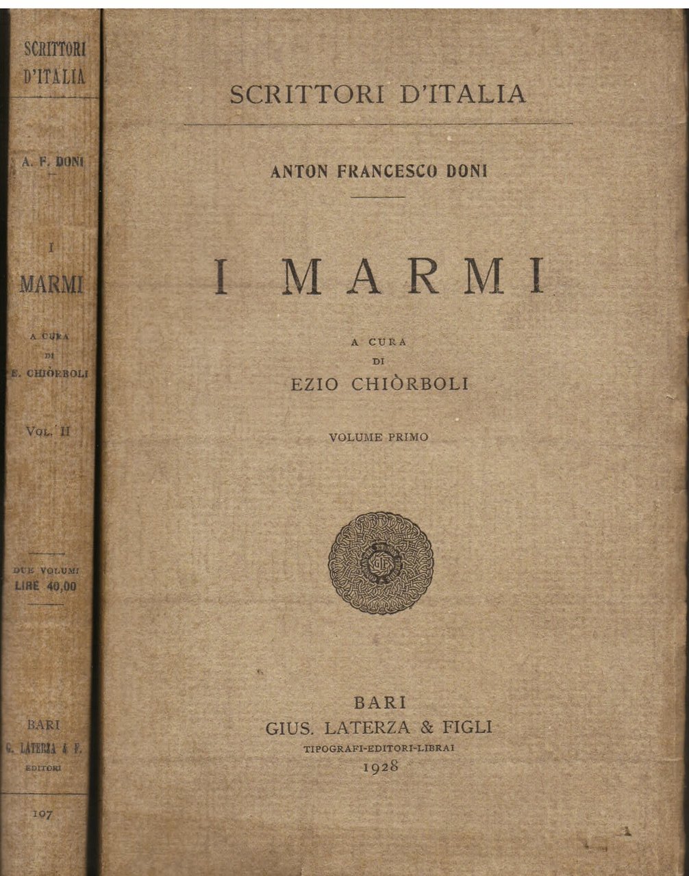 I Marmi. A cura di Ezio Chiòrboli