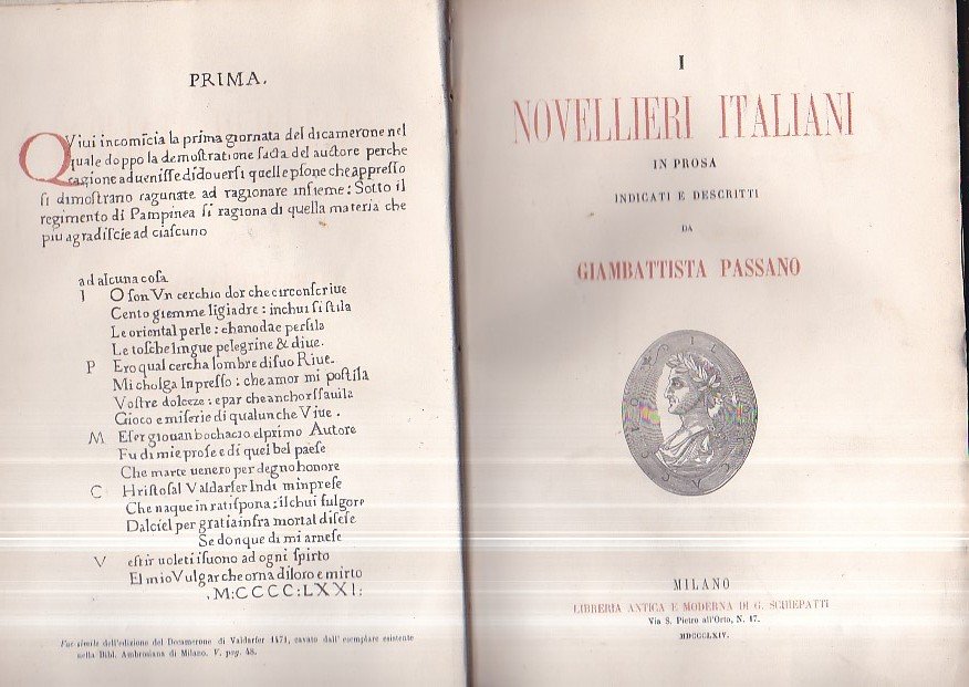 I novellieri italiani in prosa indicati e descritti