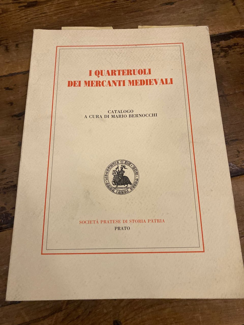 I quarteruoli dei mercanti medievali. Catalogo