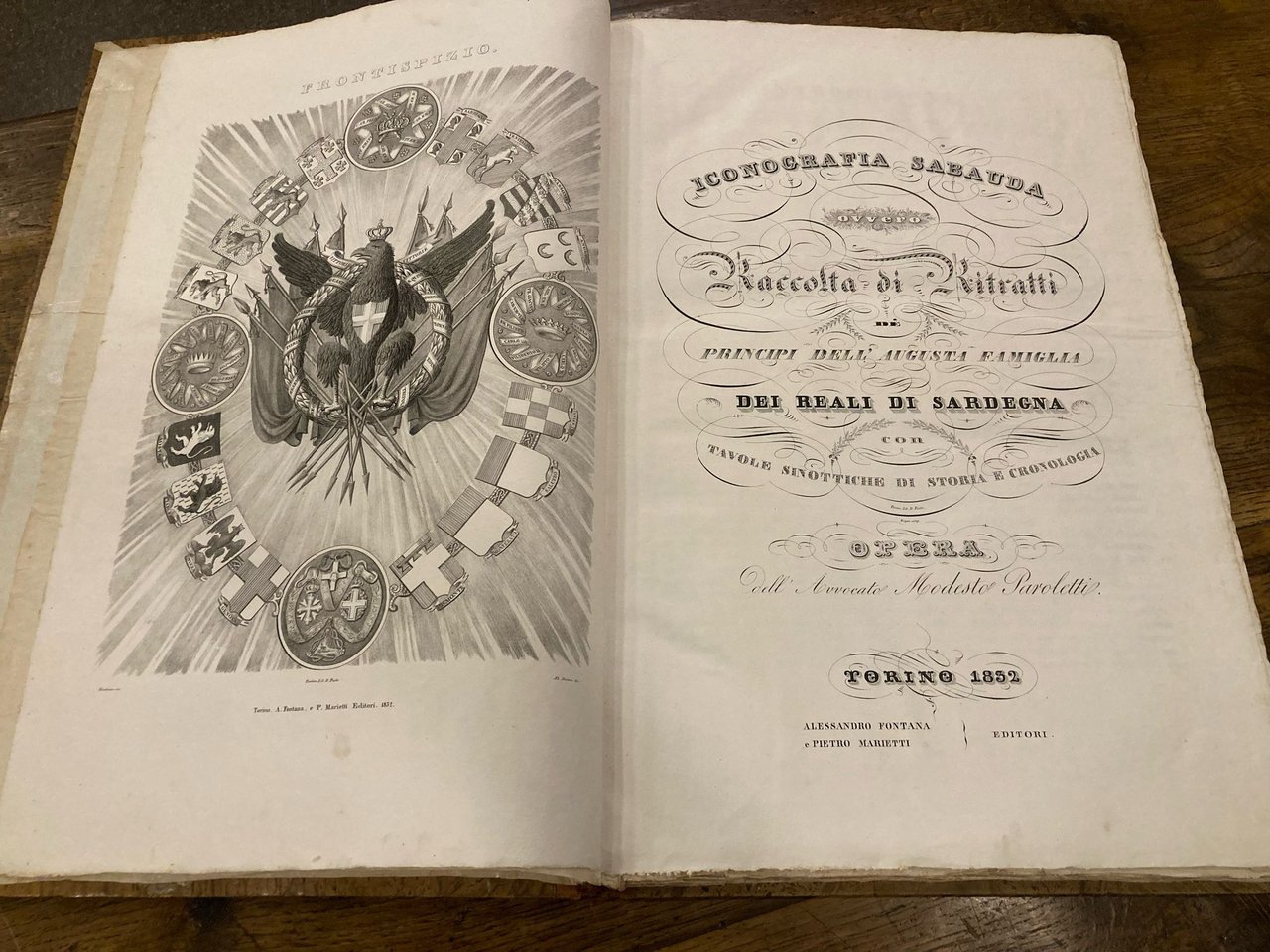 Iconografia Sabauda ovvero Raccolta di Ritratti di Principi dell'Augusta Famiglia …