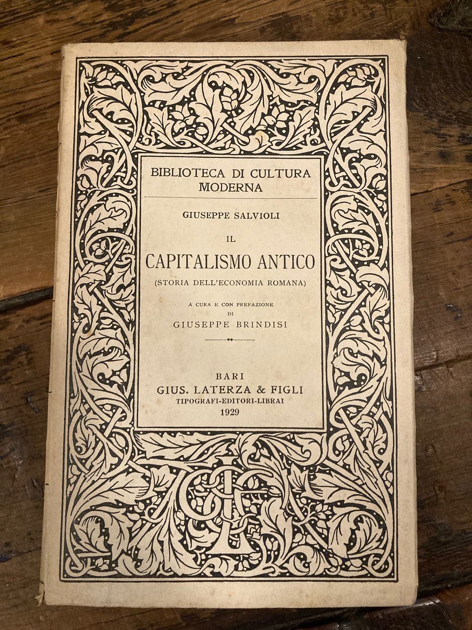 Il capitalismo antico (storia dell' economia romana) A cura e …