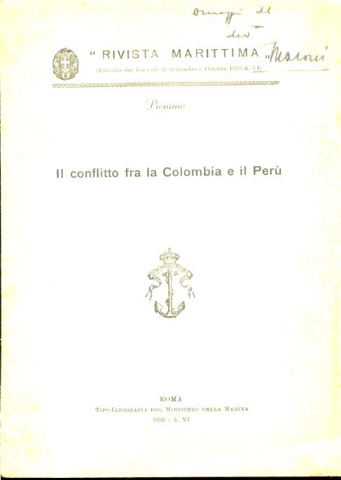 Il conflitto fra la Colombia e il Perù