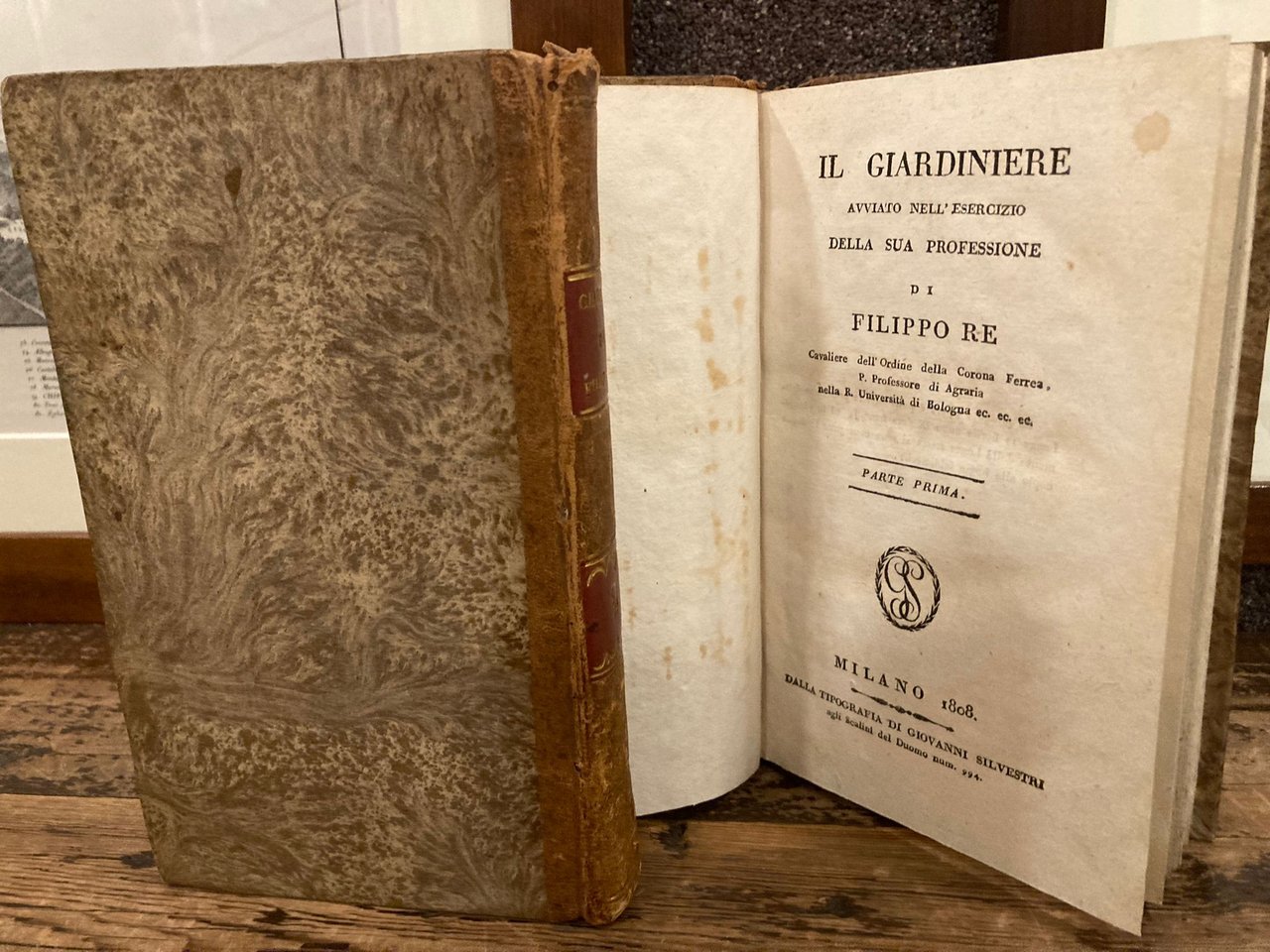 Il giardiniere avviato nell' esercizio della sua professione