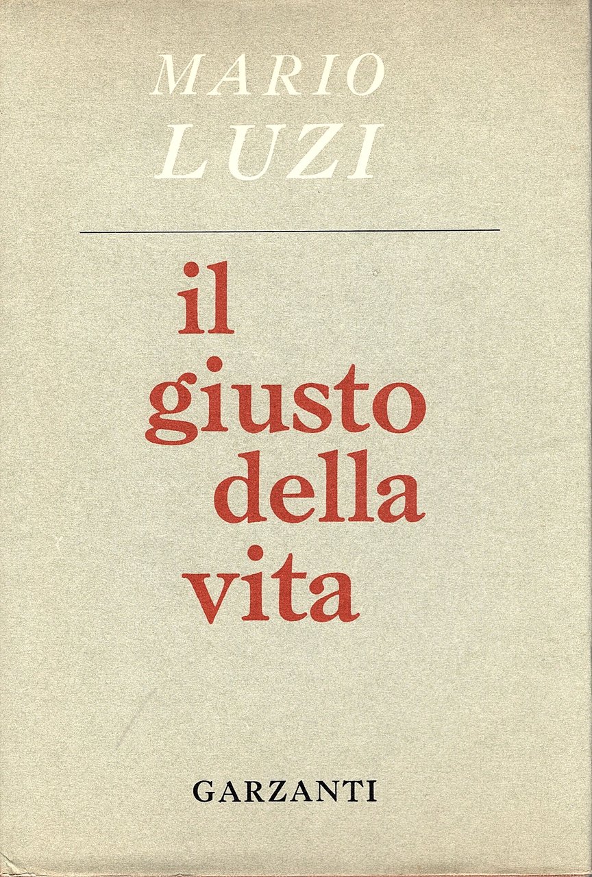 Il giusto della vita