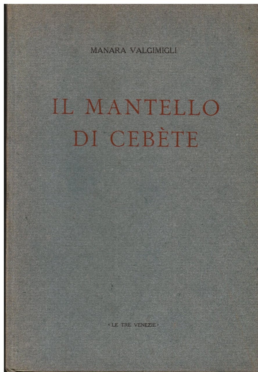 Il mantello di Cebète