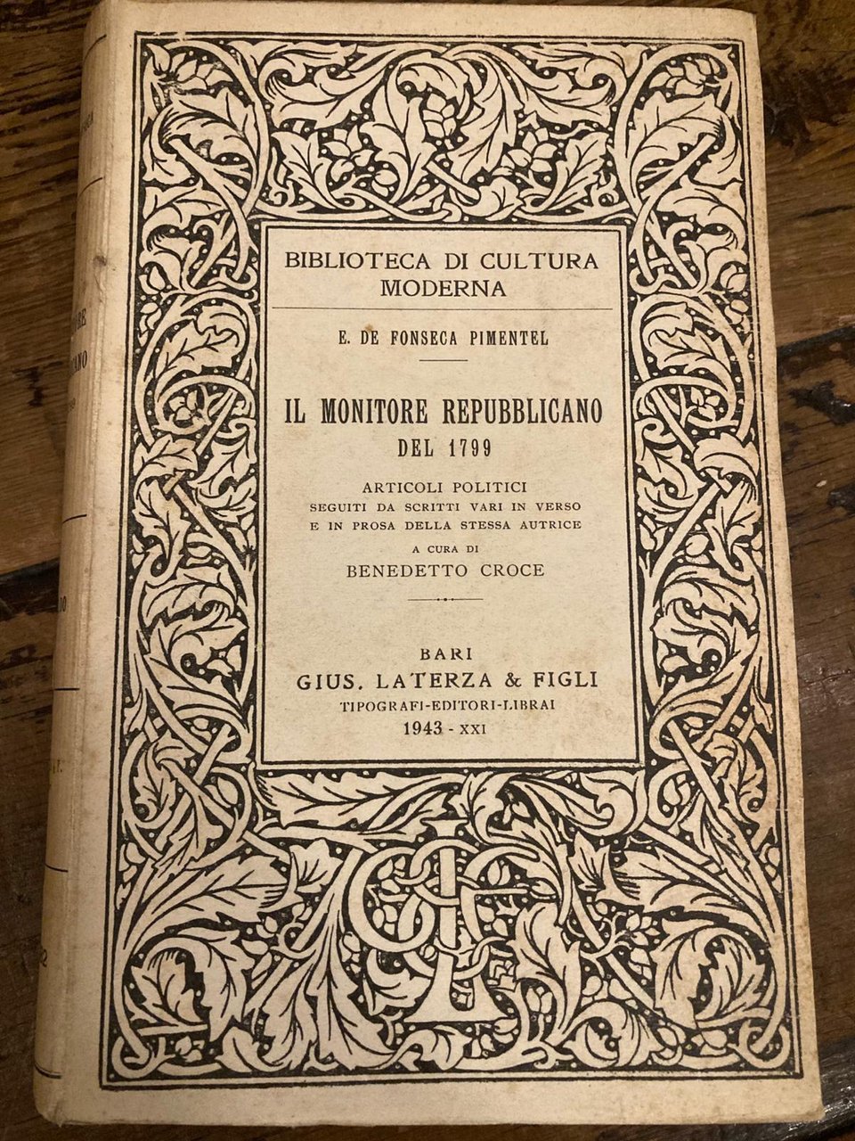 Il Monitore Repubblicano del 1799. Articoli politici seguiti da scritti …