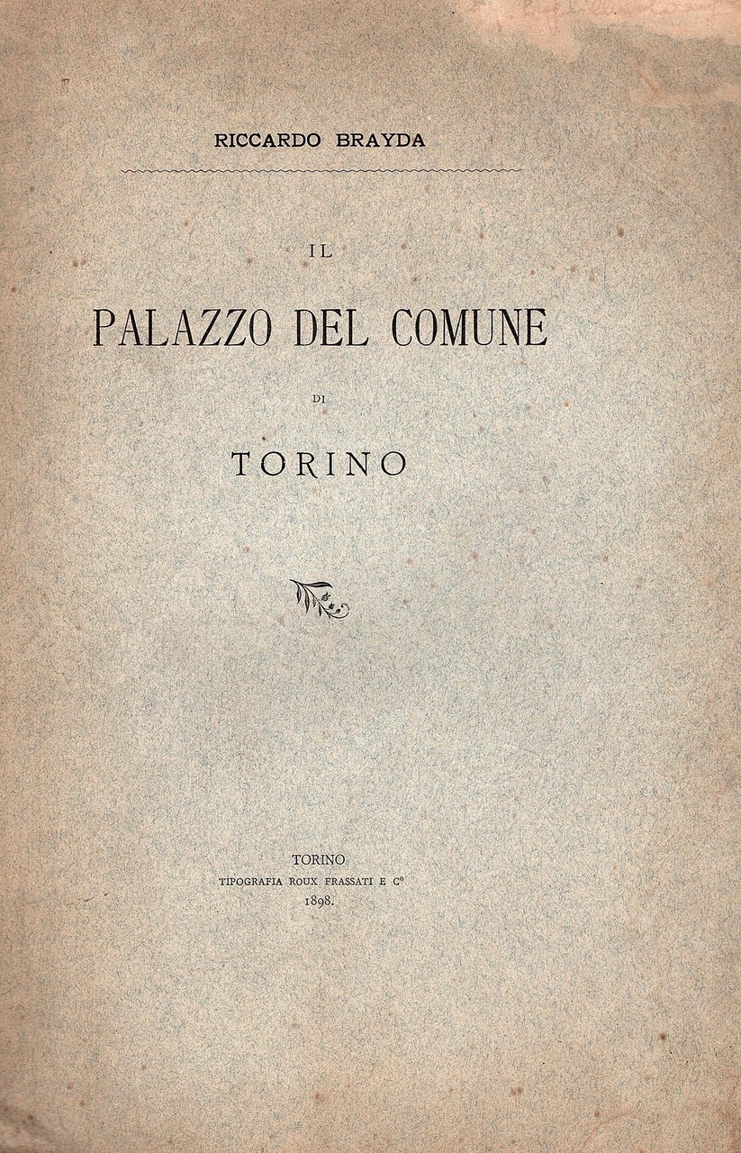 Il Palazzo del comune di Torino