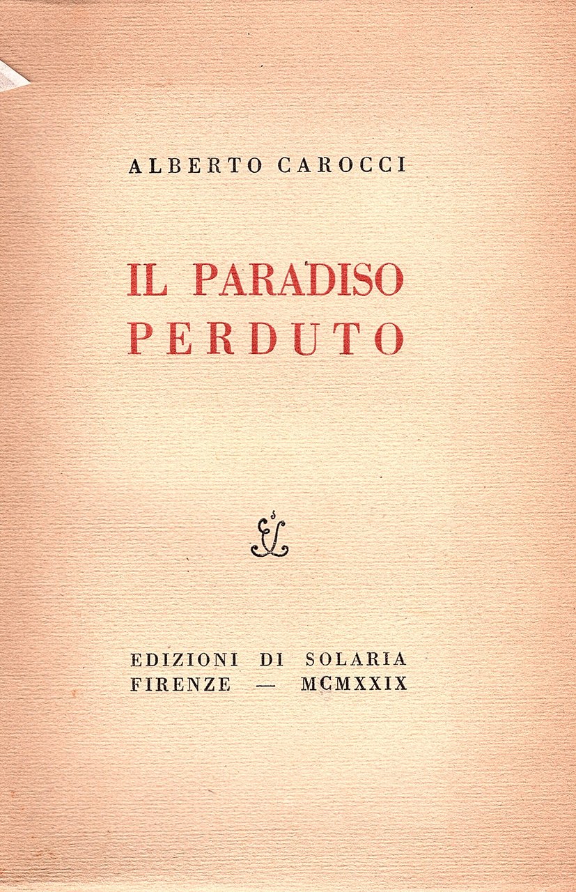 Il paradiso perduto
