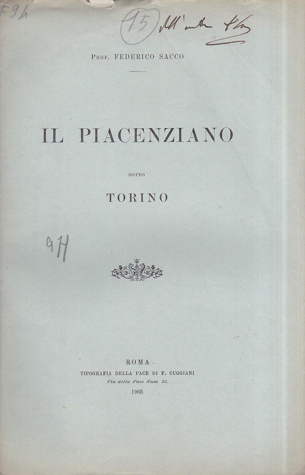 Il piacenziano sotto Torino