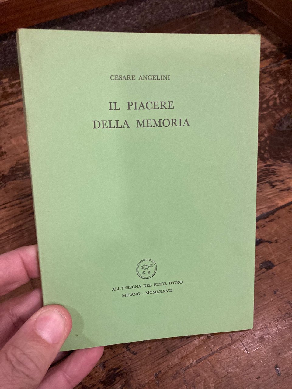 Il piacere della memoria