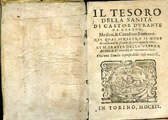 Il Tesoro della Sanità. Nel qual s'insegna il modo di …