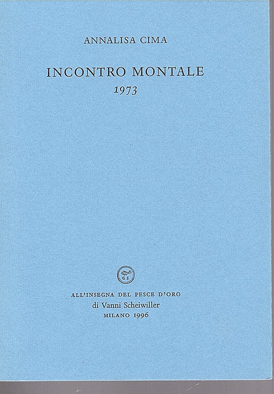 Incontro Montale 1973