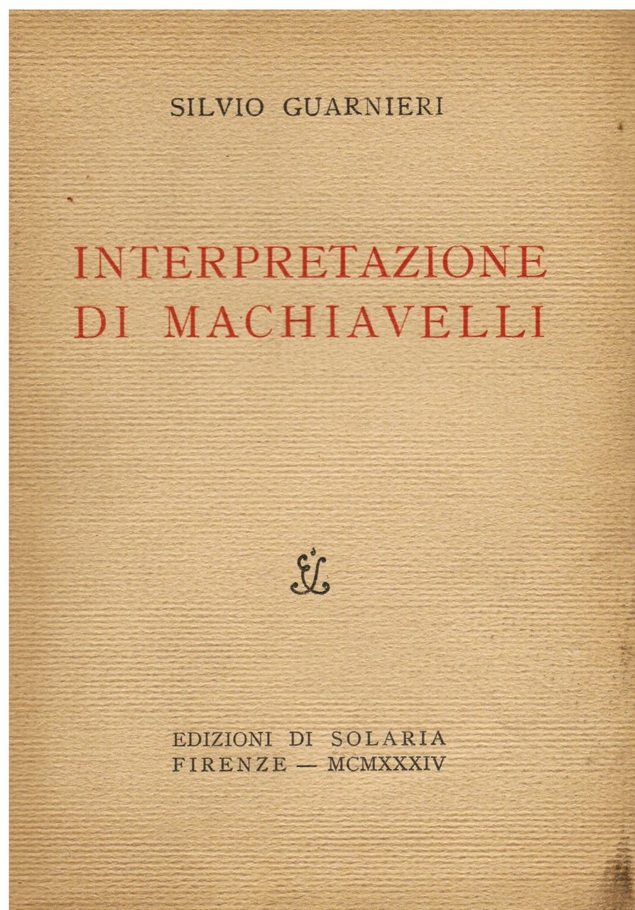 Interpretazione di Machiavelli