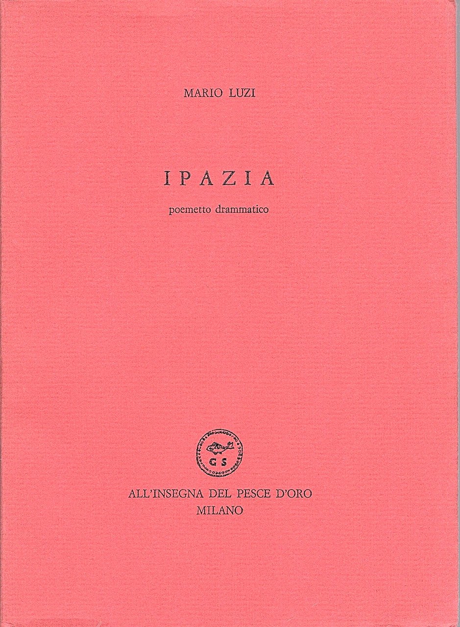 Ipazia. Poemetto drammatico