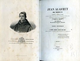 Jean Alarmet de Brogny Cardinal, Évêque d'Ostie Vice - Chancellier …