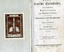 Kurze deutsche Sprachlehre, nebst zweckmässiger Anleitung zum Gebrauche derselben, so …