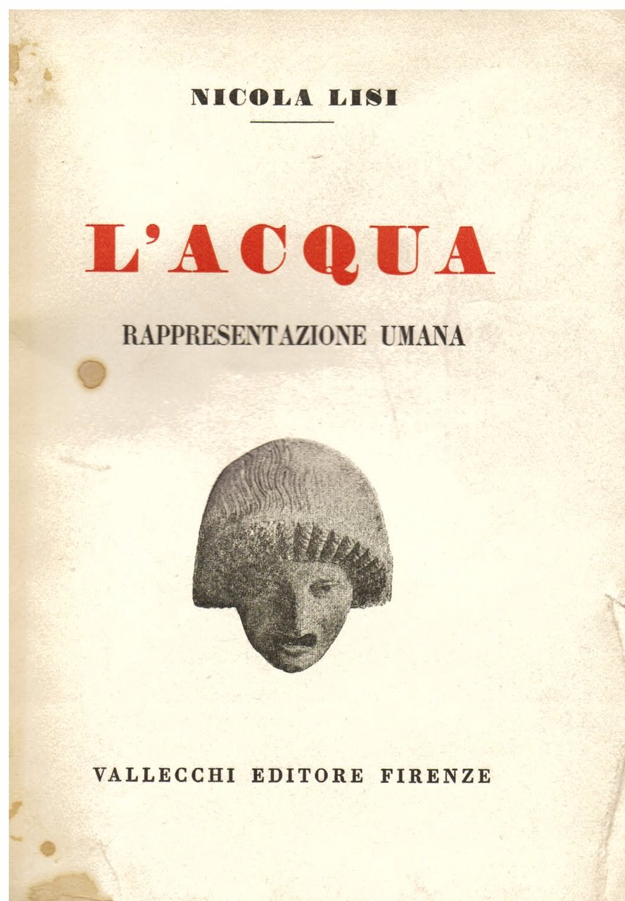 L'acqua. Rappresentazione umana