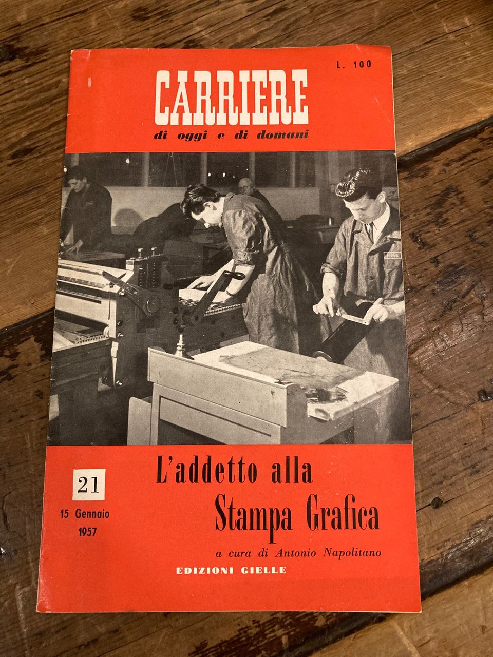 L' addetto alla stampa grafica