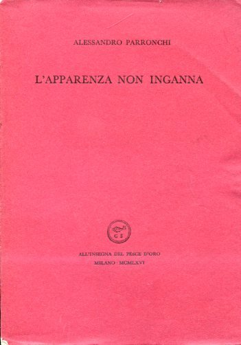 L' apparenza non inganna