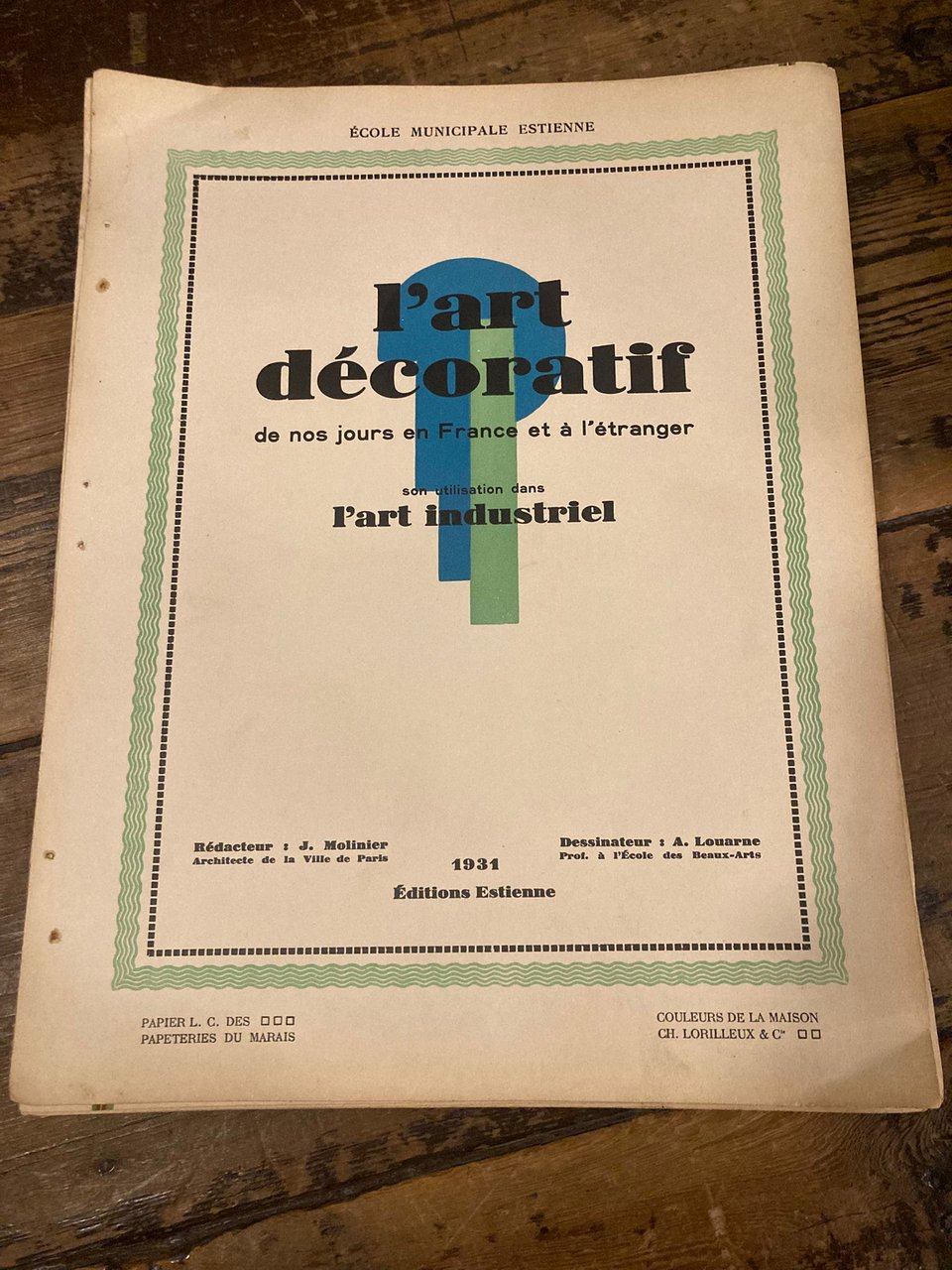 L' Art décoratif de nos jours en Franceet a à … | Immagine principale