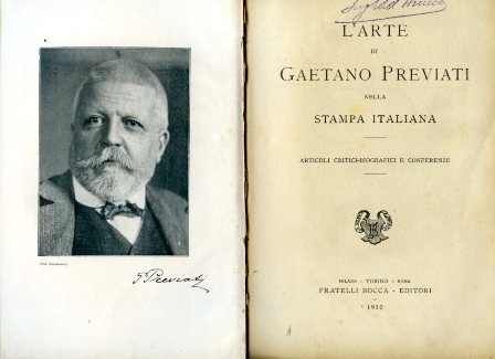 L'arte di Gaetano Previati nella stampa italiana. Articoli critici - …