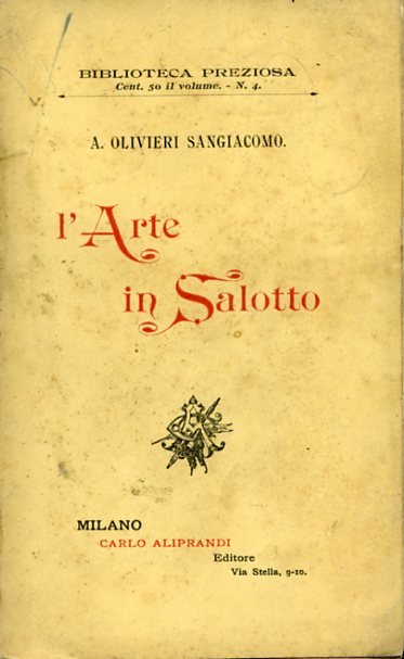 L'Arte in Salotto. Idillio di fiori. Scena unica - Il …