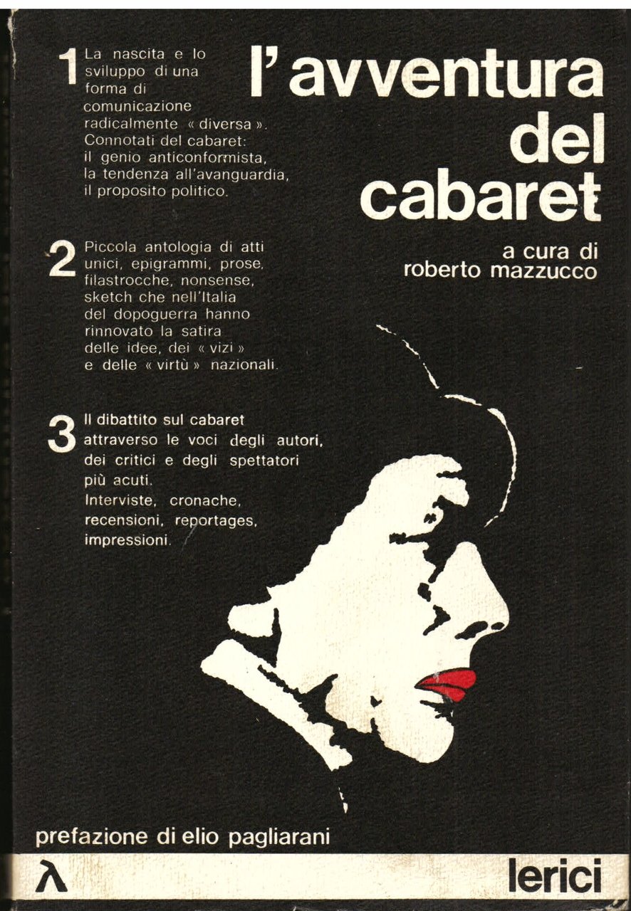 L' avventura del cabaret. Prefazione di Elio Pagliarani