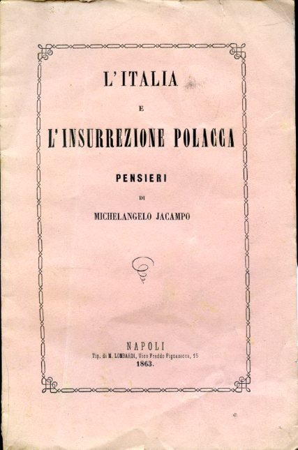 L'Italia e l'insurrezione polacca. Pensieri