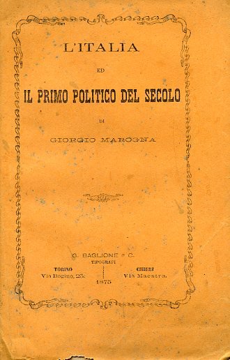L'Italia ed il primo politico del secolo | Immagine principale