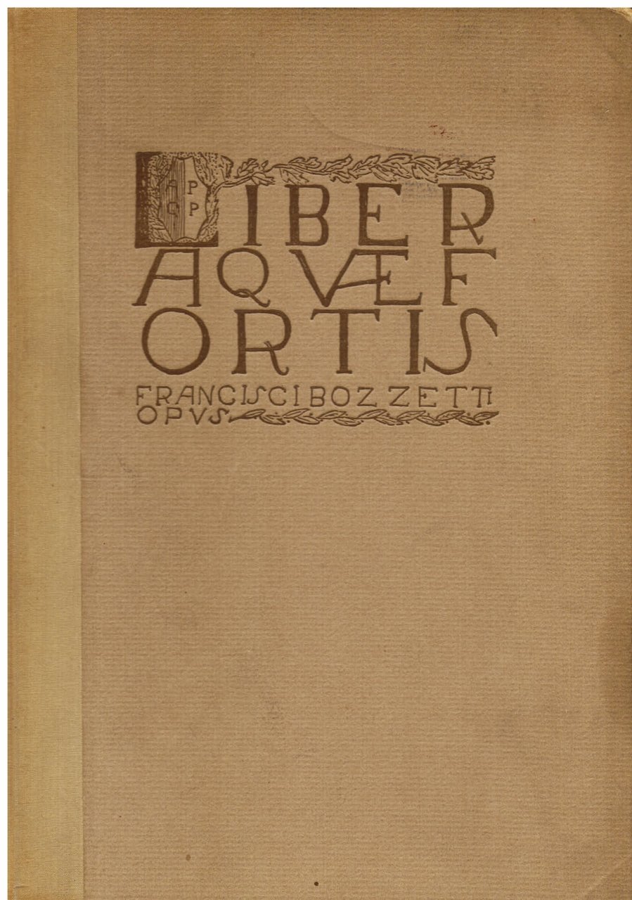 L' opera incisa di Cino Bozzetti