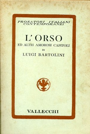 L' orso ed altri amorosi capitoli