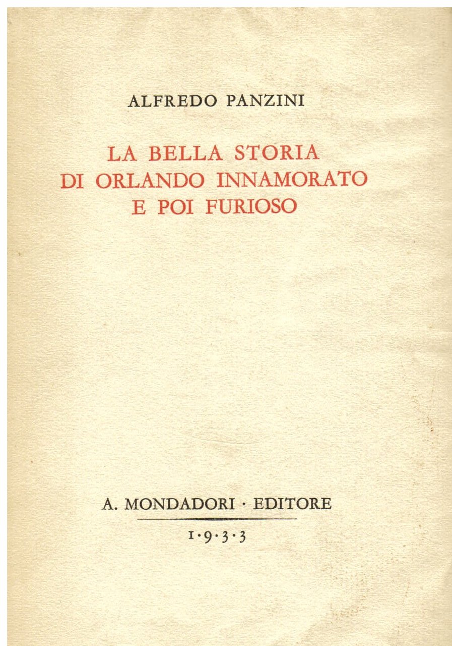 La bella storia di Orlando innamorato e poi furioso