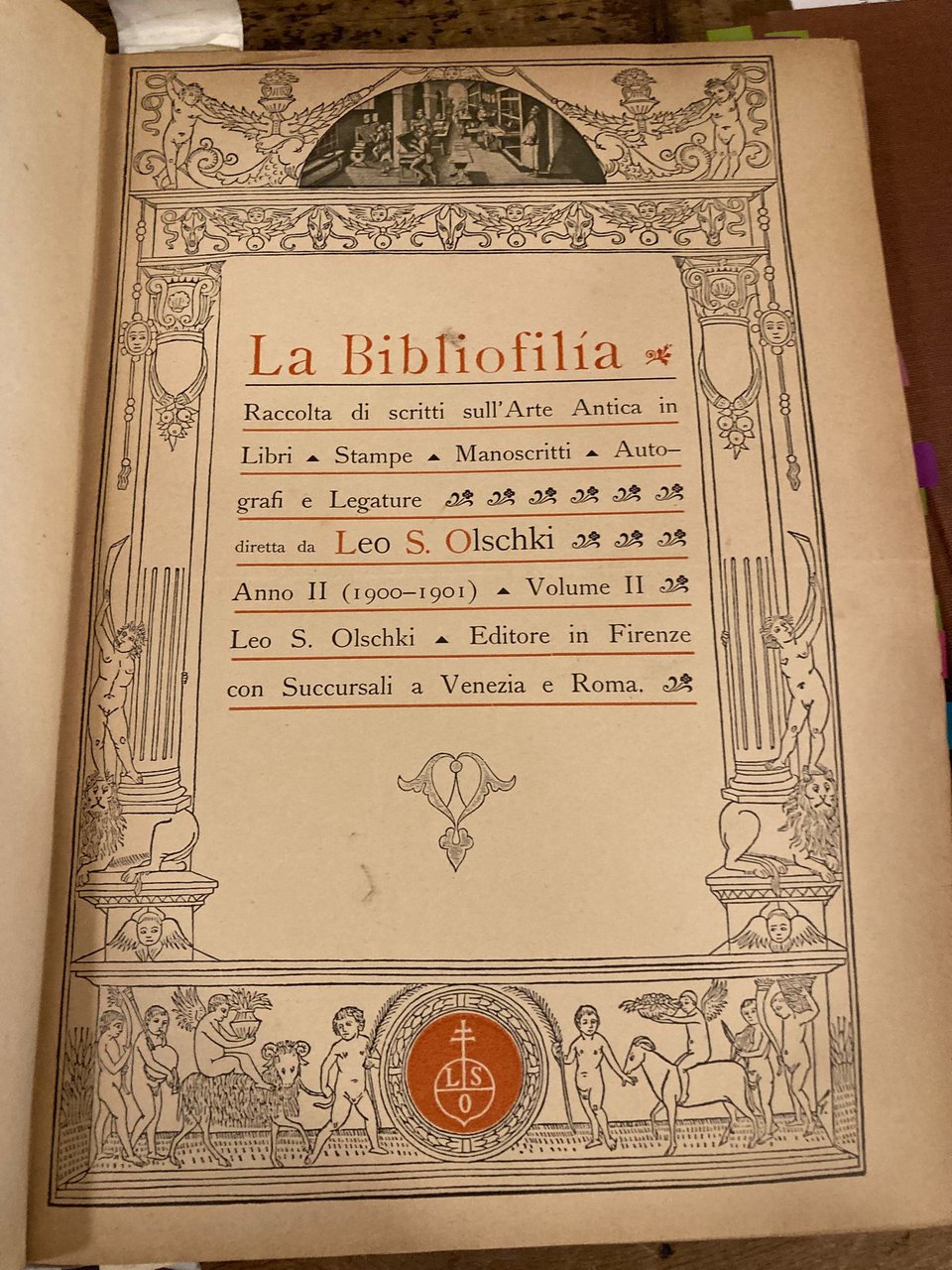 La Bibliofilia. Raccolta di scritti sull' Arte antica in Libri, …