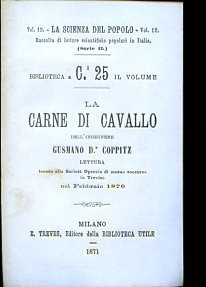 La carne di cavallo. Lettura tenuta alla Società Operaia di …