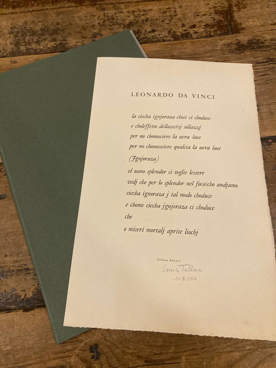 La ciecha ignjoraza chosi ci choduce [.] | Immagine principale