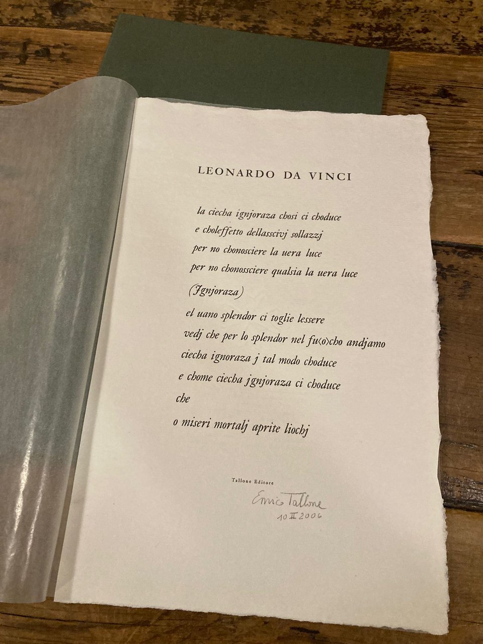 La ciecha ignjoraza chosi ci choduce [.] | Immagine principale