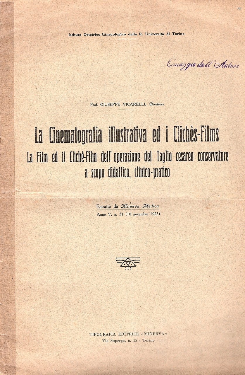 La Cinematografia illustrativa ed i Clichés - Films. La Film …