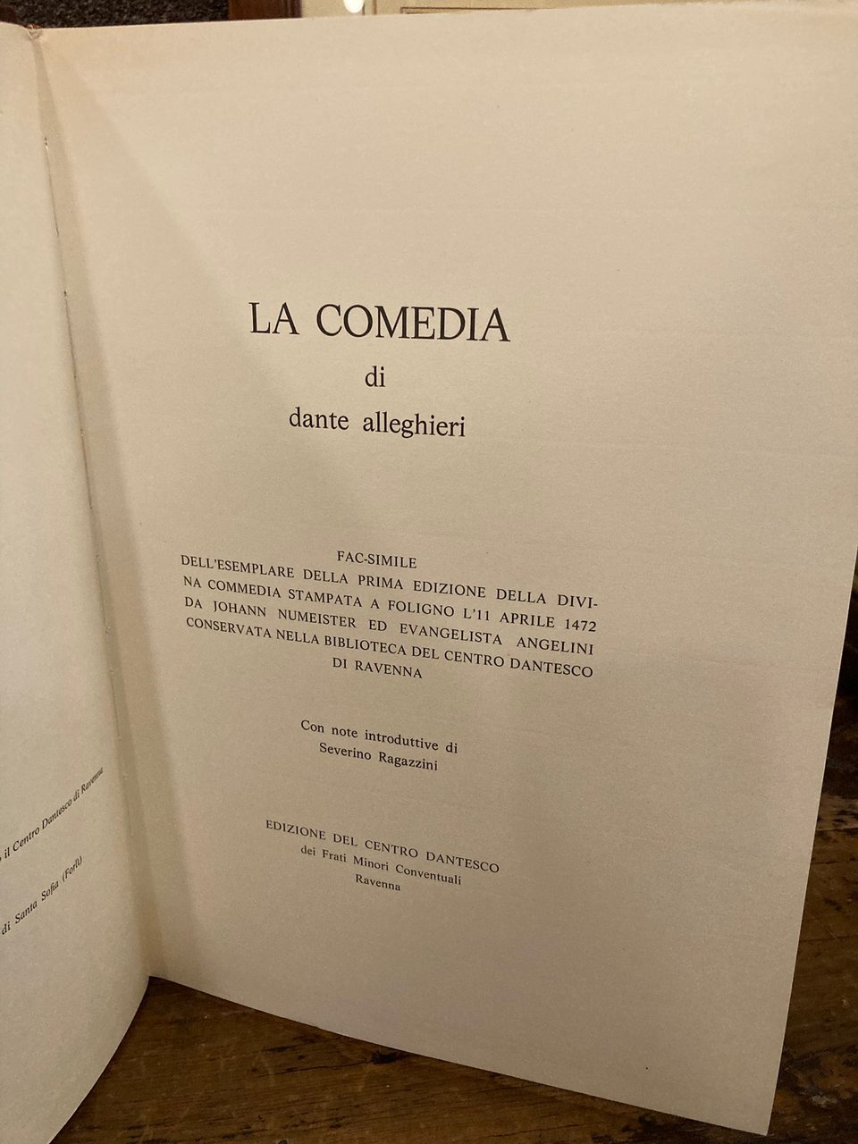 La comedia di Dante Alleghieri. Fac-simile dell' esemplare della prima …