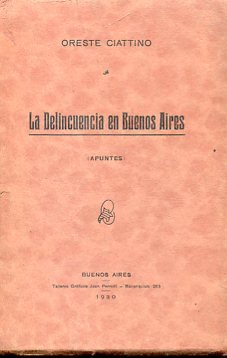 La Delincuencia en Buenos Aires (Apuntes)