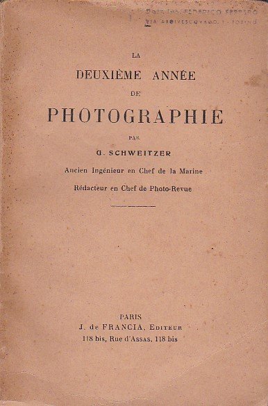 La deuxième année de Photographie
