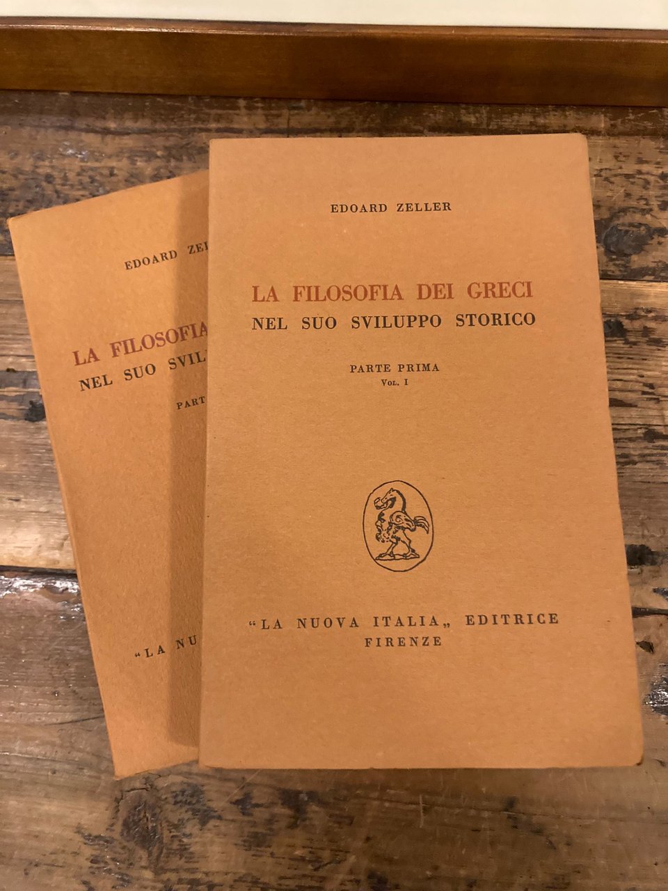 La filosofia dei Greci nel suo sviluppo storico. Parte prima: …
