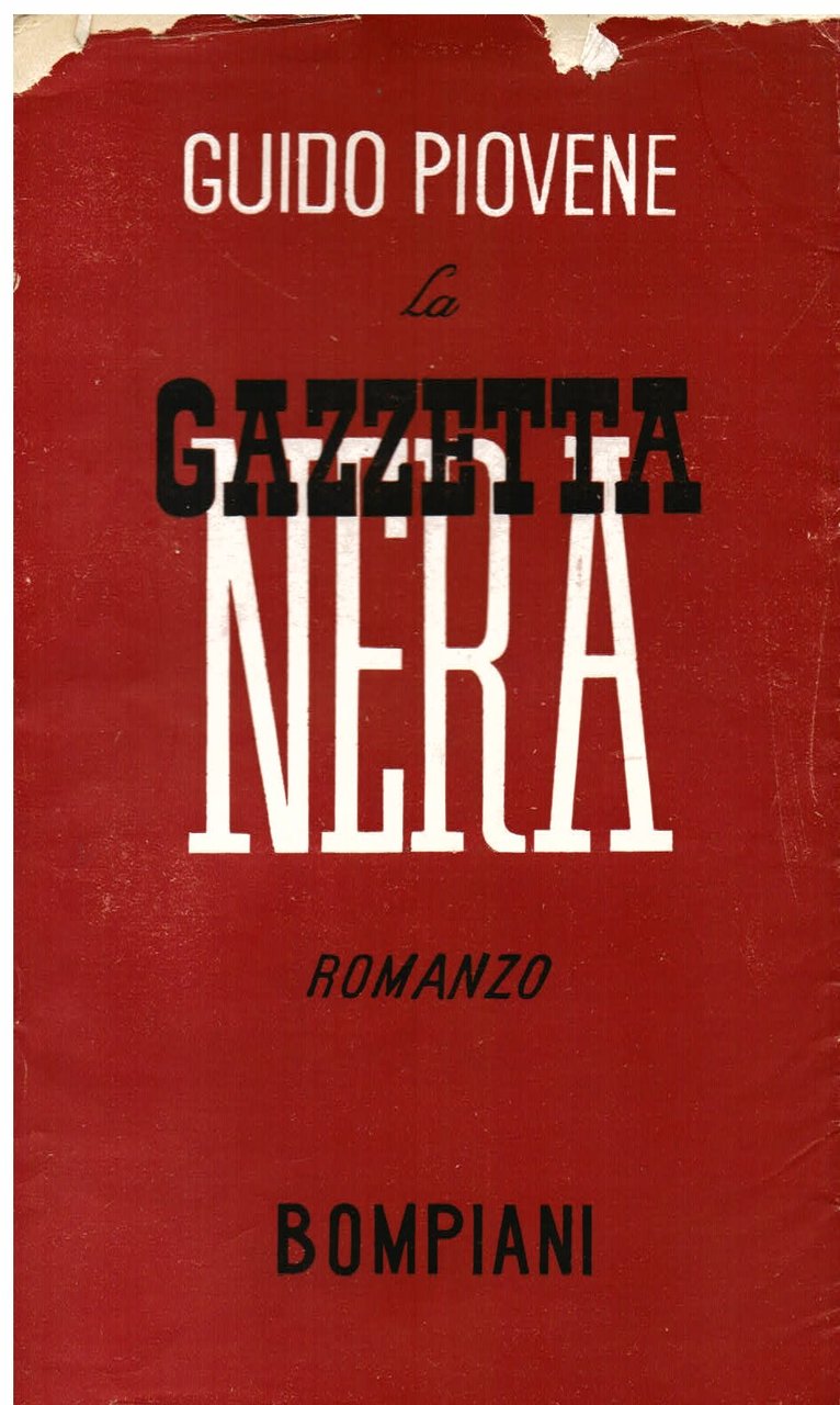La gazzetta nera. Romanzo