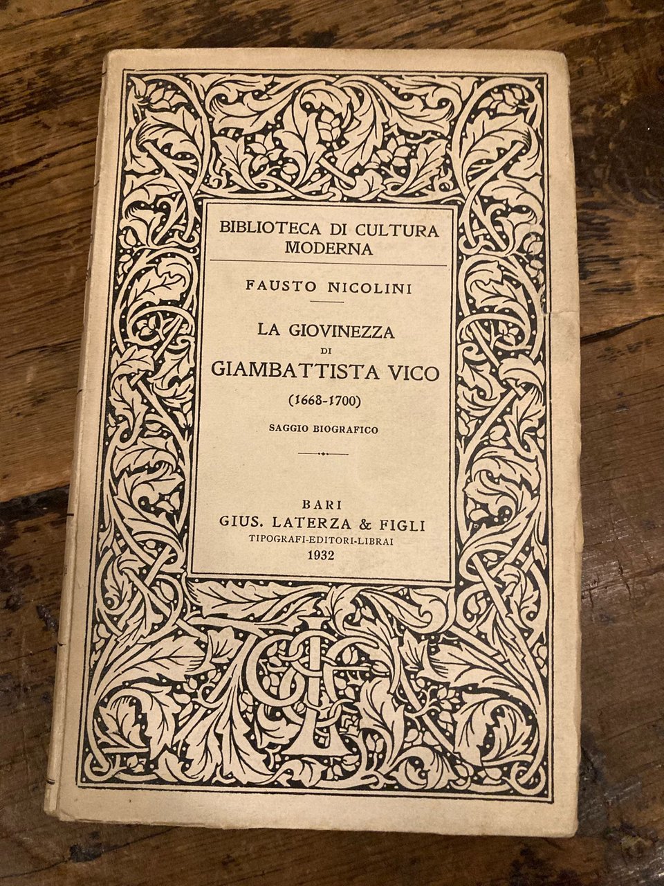 La giovinezza di Giambattista Vico (1668-1700). Saggio biografico
