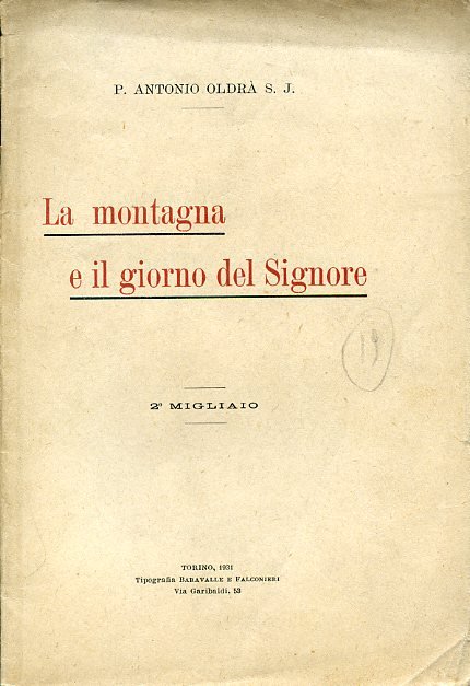 La montagna e il giorno del Signore. 2° migliaio