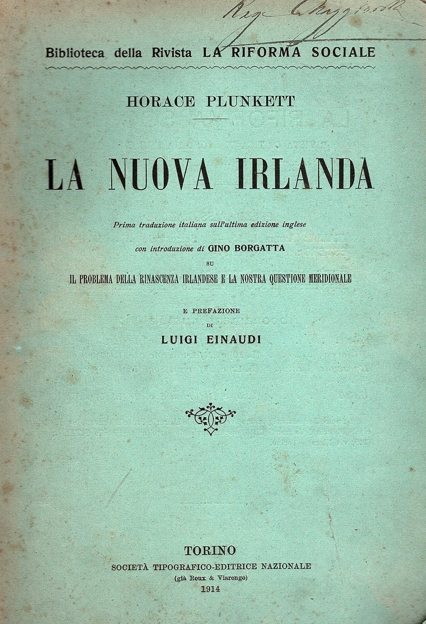 La nuova Irlanda. Prima traduzione italiana sull'ultima edizione inglese con … | Immagine principale
