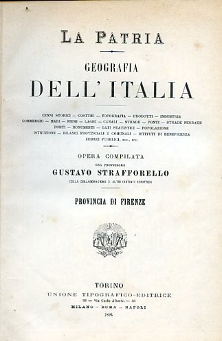 La Patria. Geografia dell'Italia. Provincia di Firenze