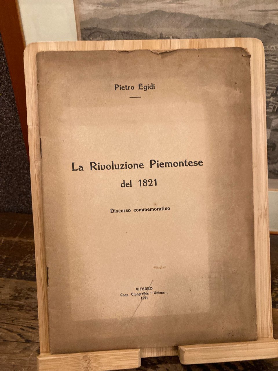 La Rivoluzione Piemontese del 1821. Discorso commemorativo | Immagine principale